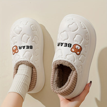 EVA Cartoon-Slipper mit Fleece für Damen